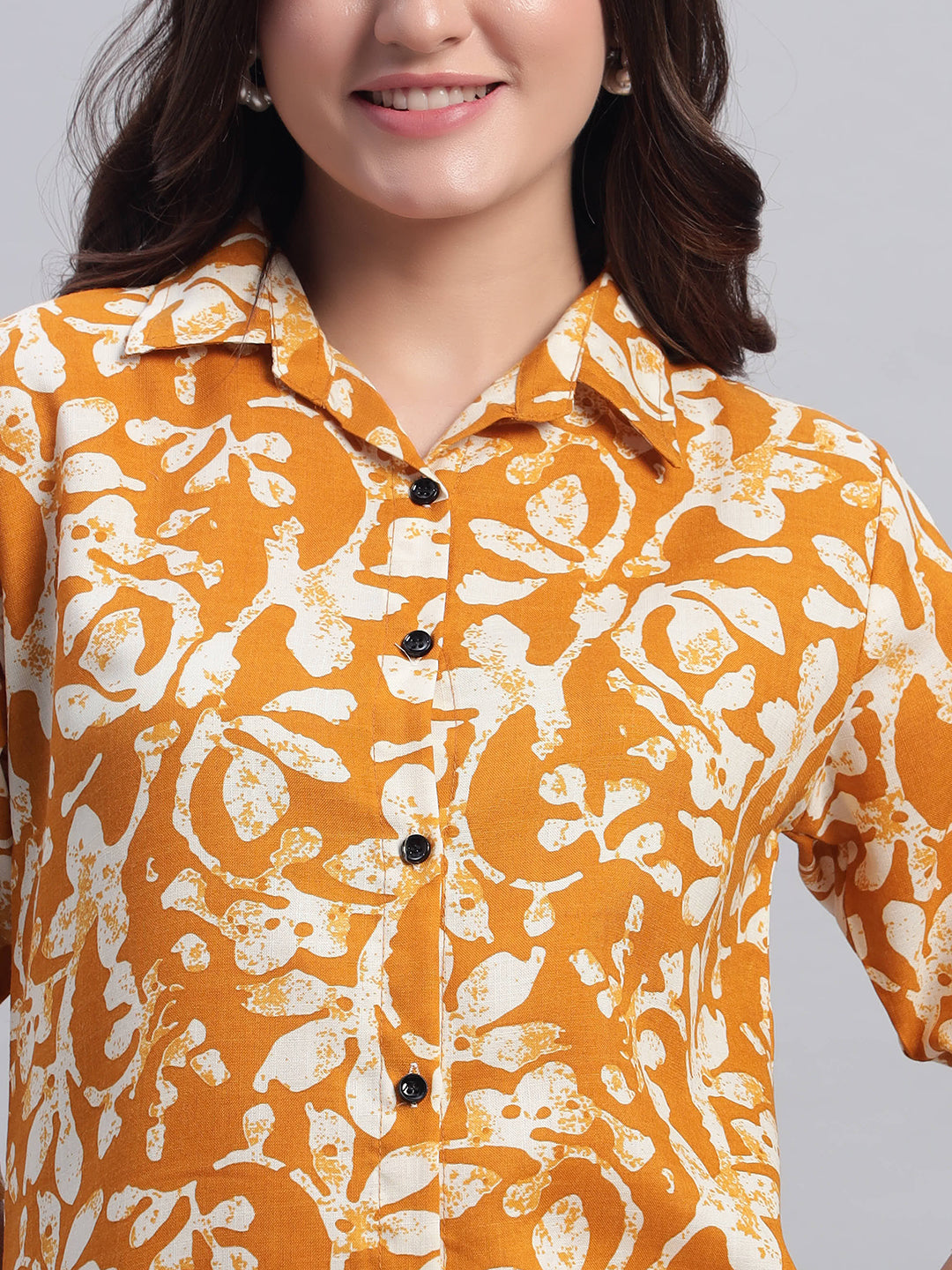Women Floral Printed Shirt Co-Ords