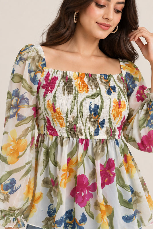 Women Floral Printed Top