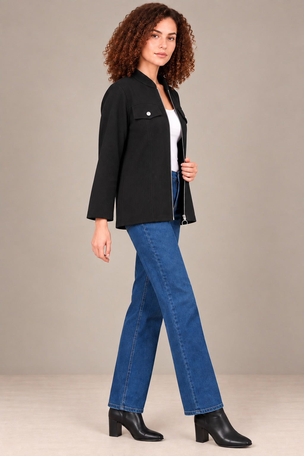Women’s Solid Cotrise Winter Jacket