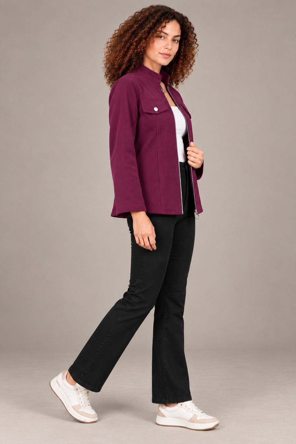 Women’s Solid Cotrise Winter Jacket
