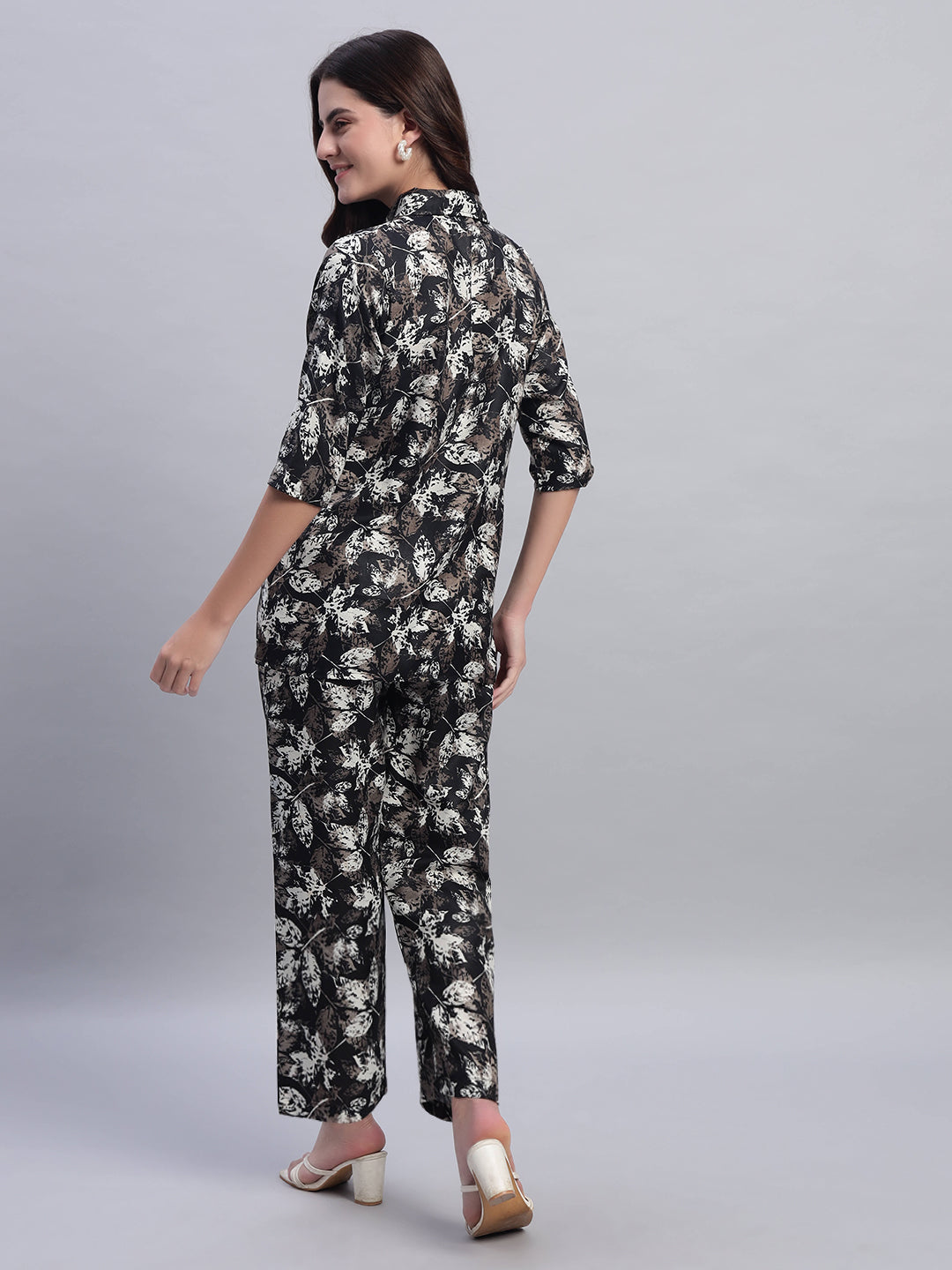 Women Floral Printed Shirt Co-Ords