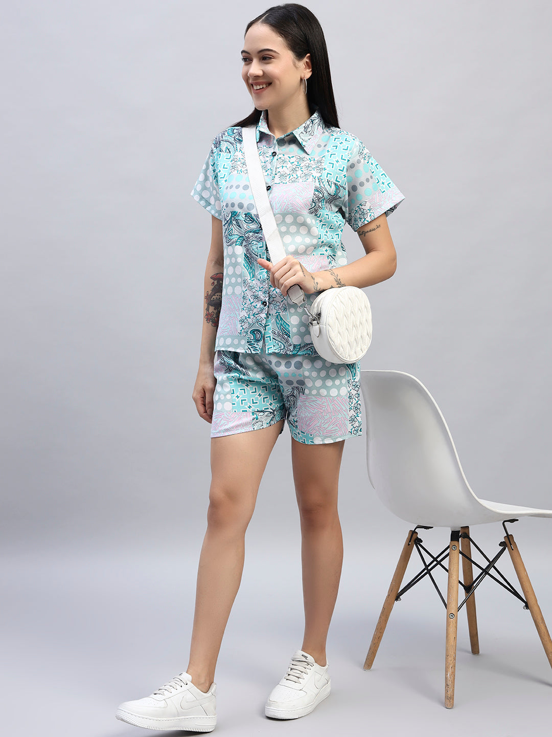 Women Printed Shirt Co-Ords