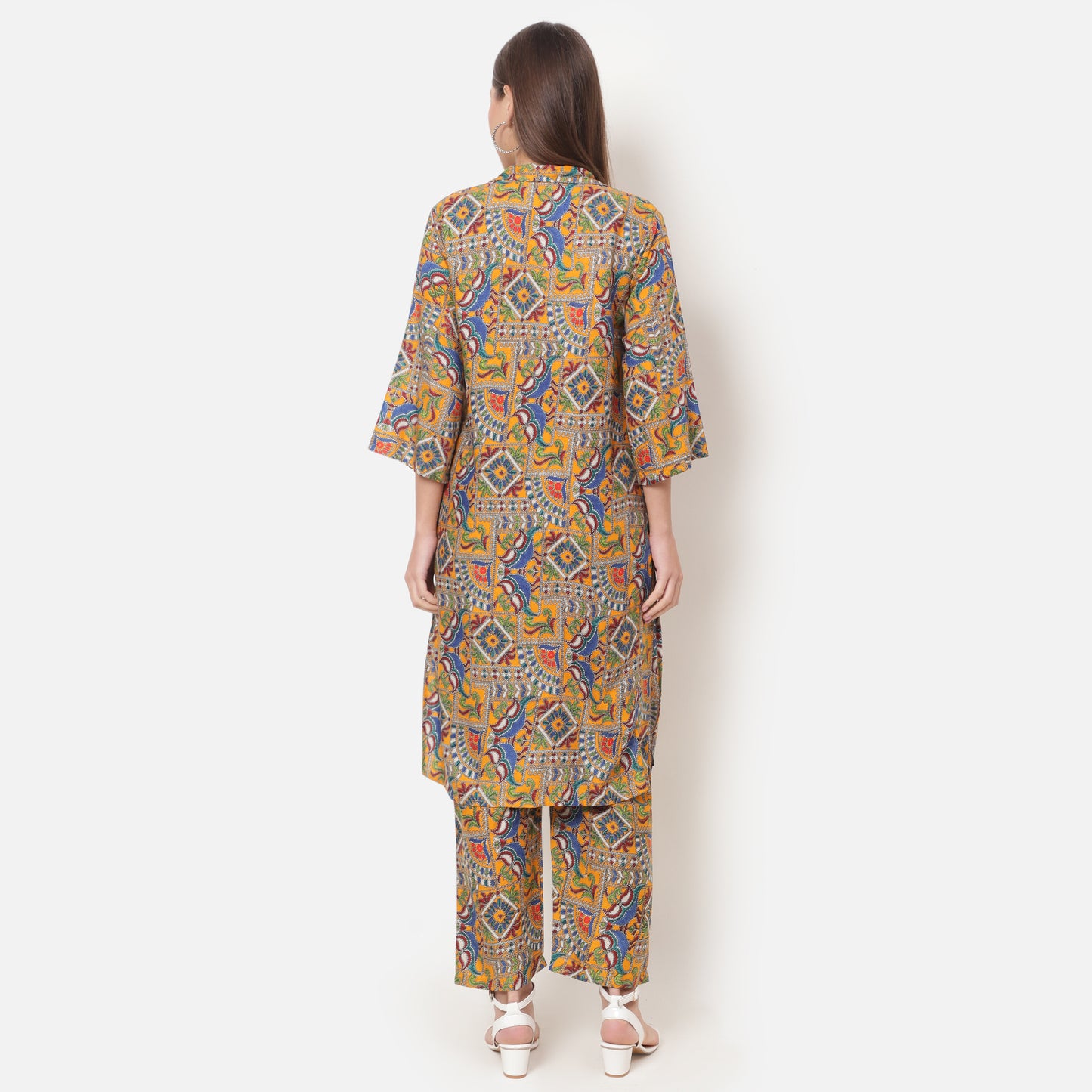 Women Printed Shirt Collar Co-Ords