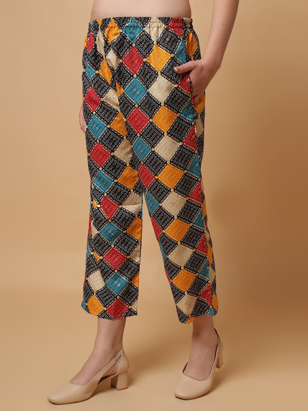 Women Black Printed Shirt Co-Ords.