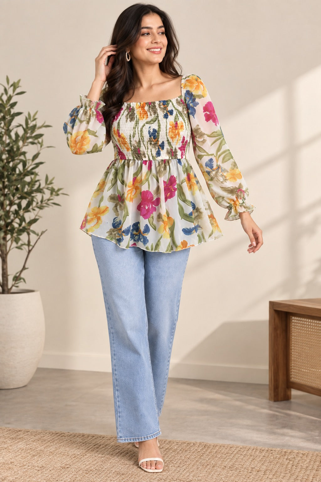 Women Floral Printed Top