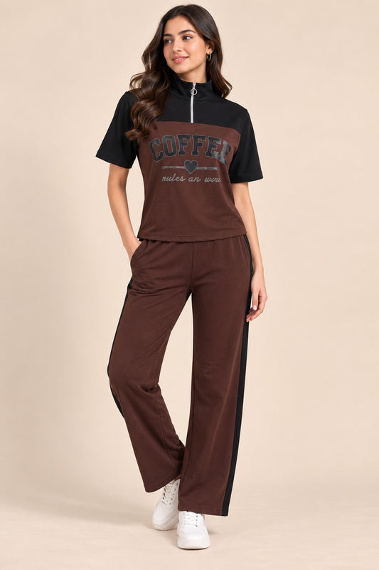 Women Solid Top & Pant Co-Ords