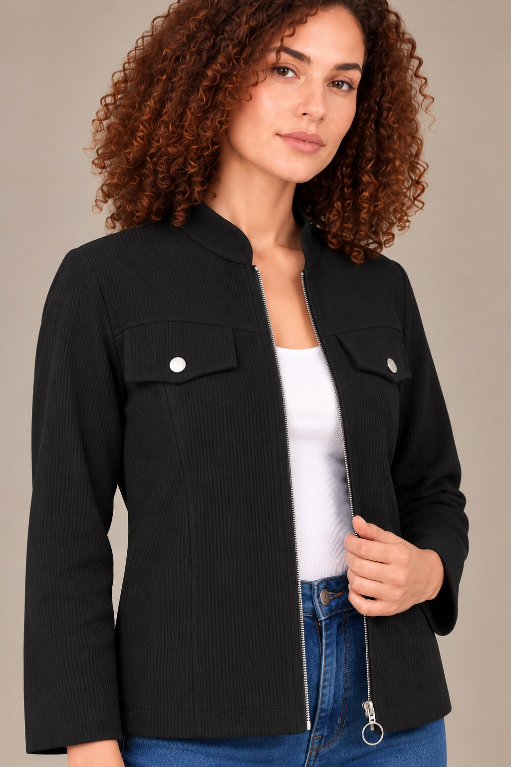Women’s Solid Cotrise Winter Jacket