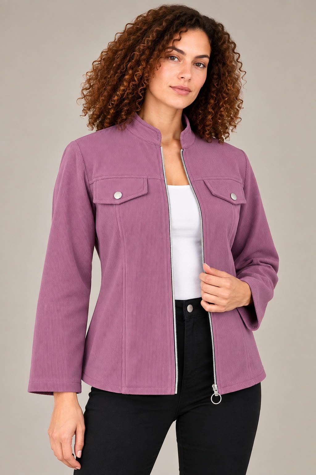 Women’s Solid Cotrise Winter Jacket
