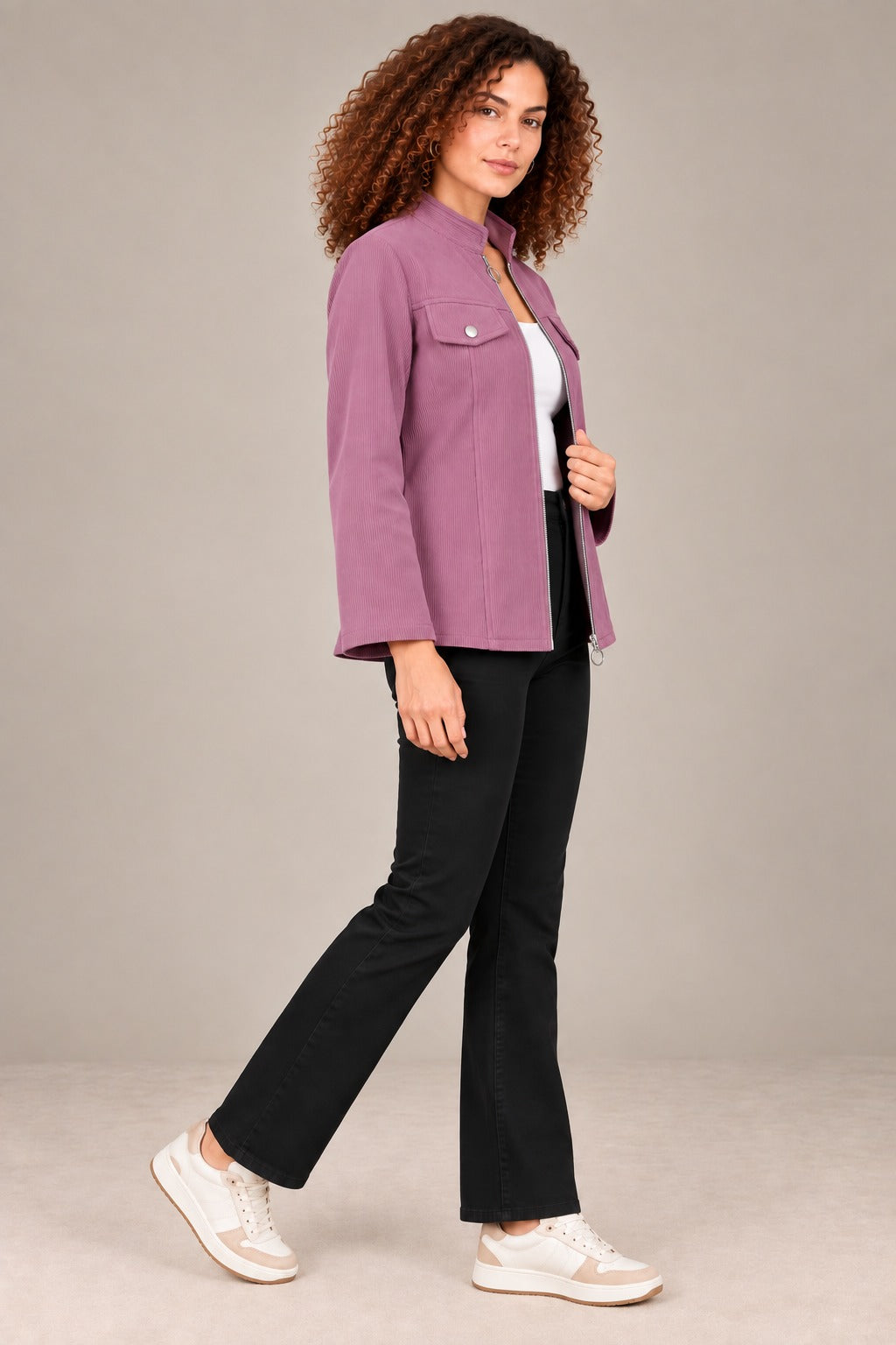 Women’s Solid Cotrise Winter Jacket