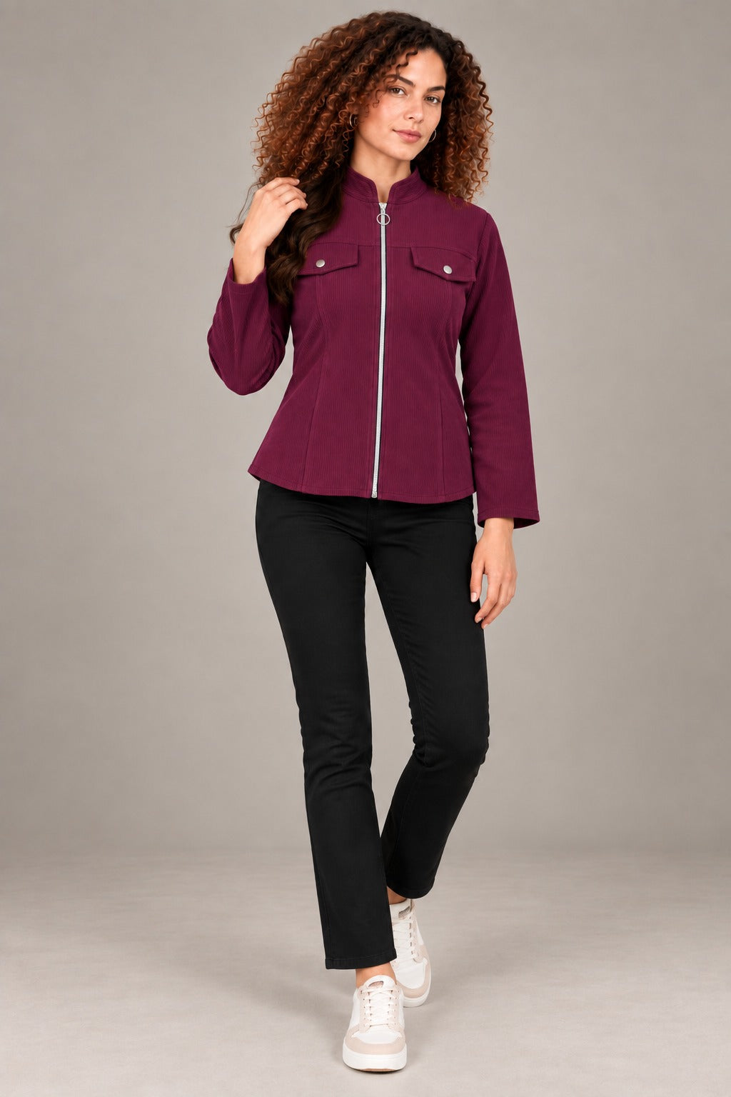 Women’s Solid Cotrise Winter Jacket