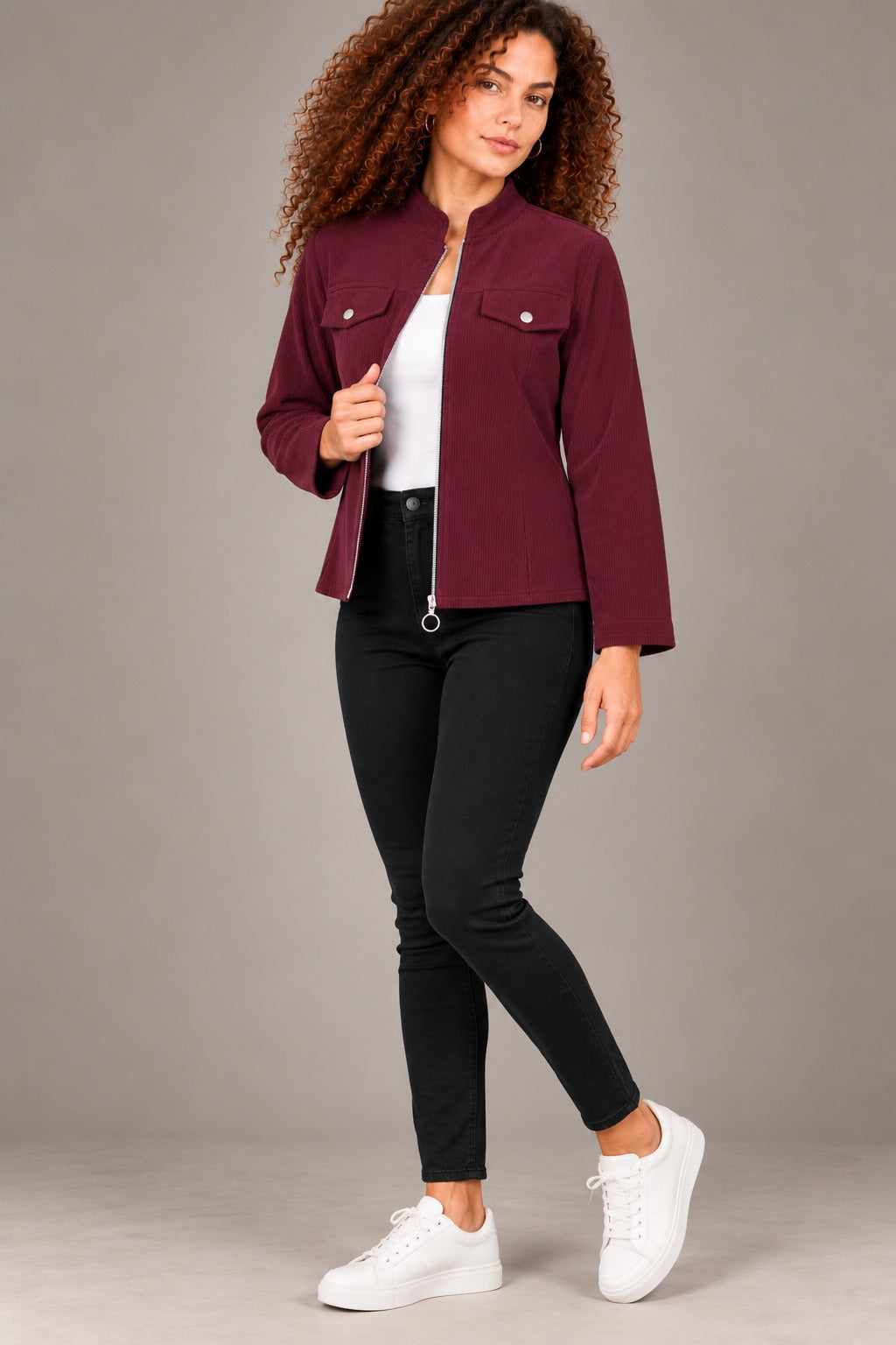 Women’s Solid Cotrise Winter Jacket