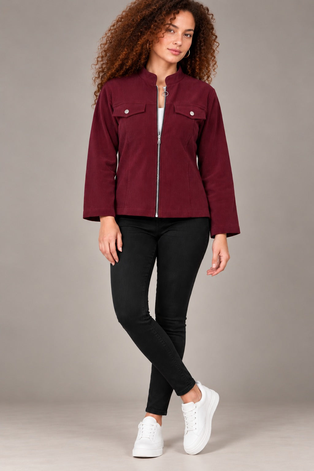 Women’s Solid Cotrise Winter Jacket